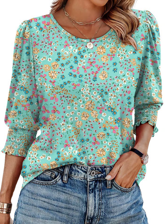 Elysea™ Kaela - Printed Charm Top