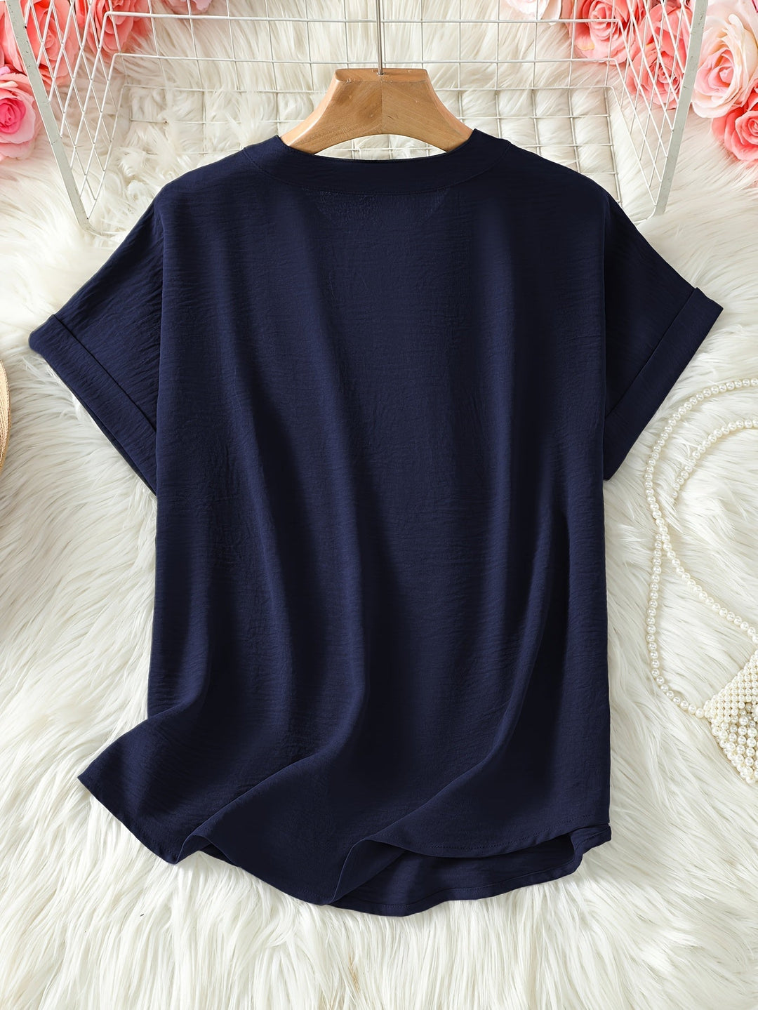 Livia™ – Relaxed V-Neck Everyday Tee