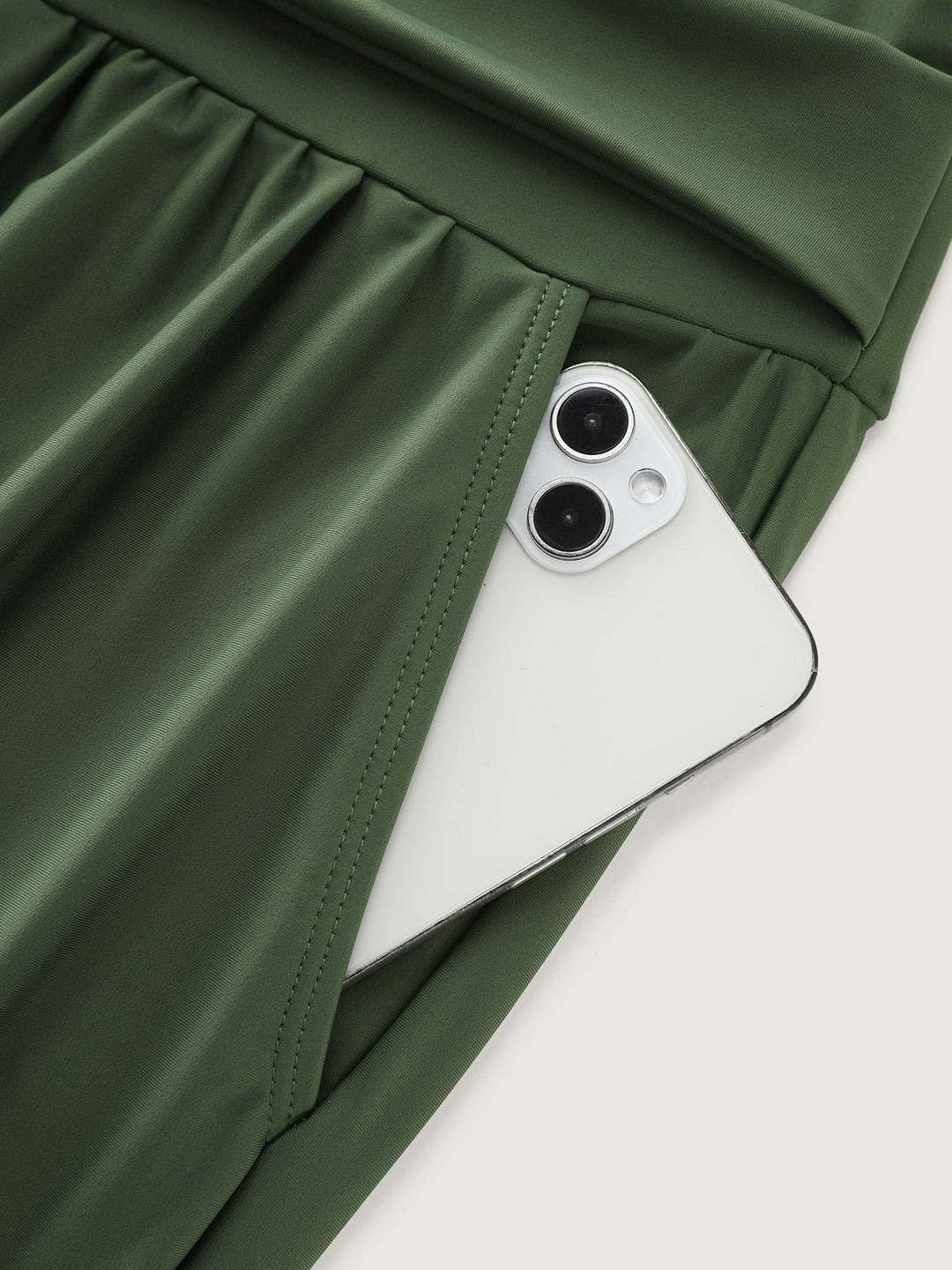 Elowyn™ – Surplice Neckline Belted One-Piece Swimsuit