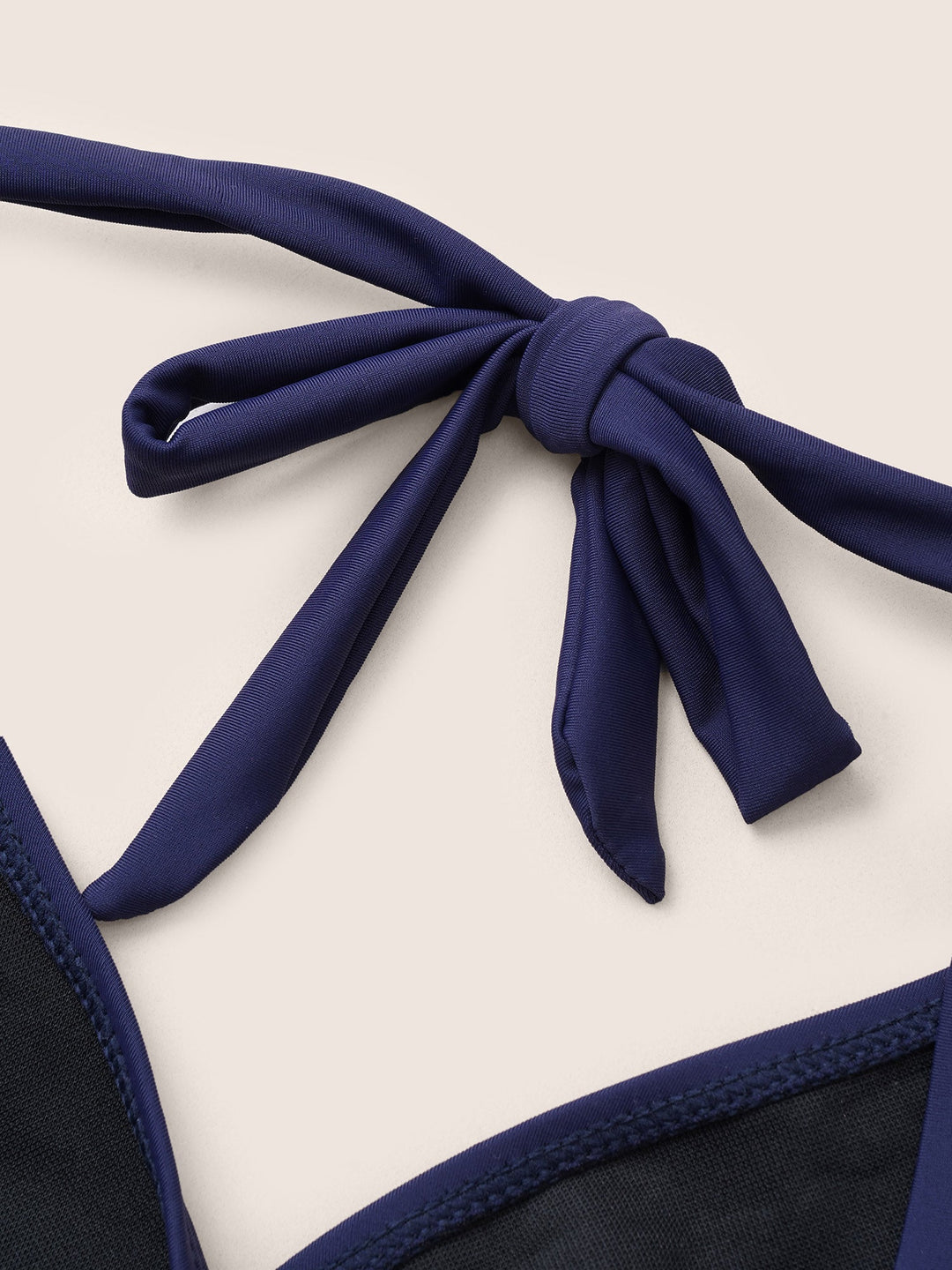 Celestine™ – Ruffle Hem Halter Neck Swim Dress