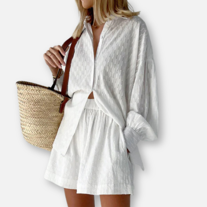 Mirelle™ – Airy Shirt and Shorts Set