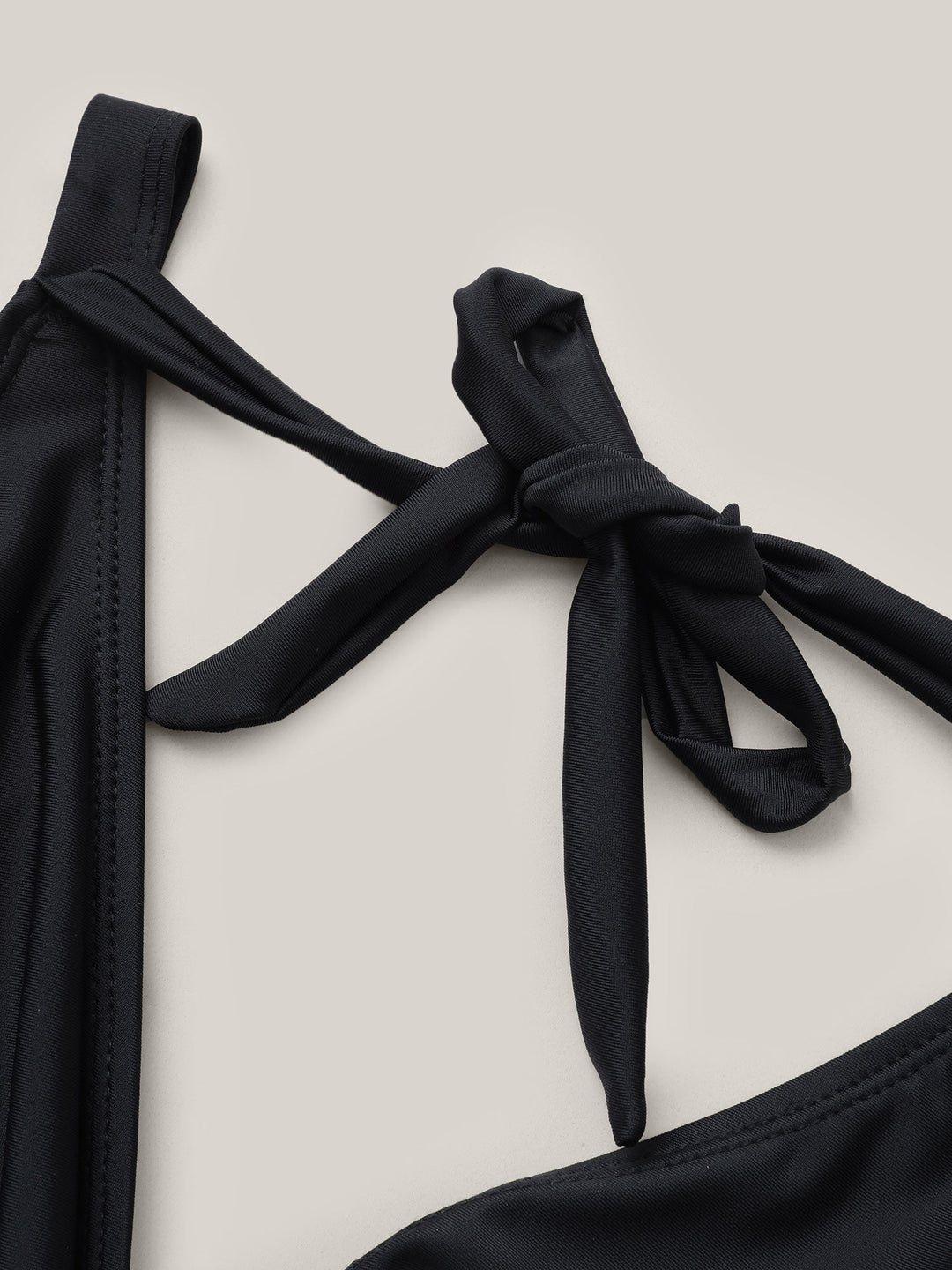 Celestine™ – Ruffle Hem Halter Neck Swim Dress