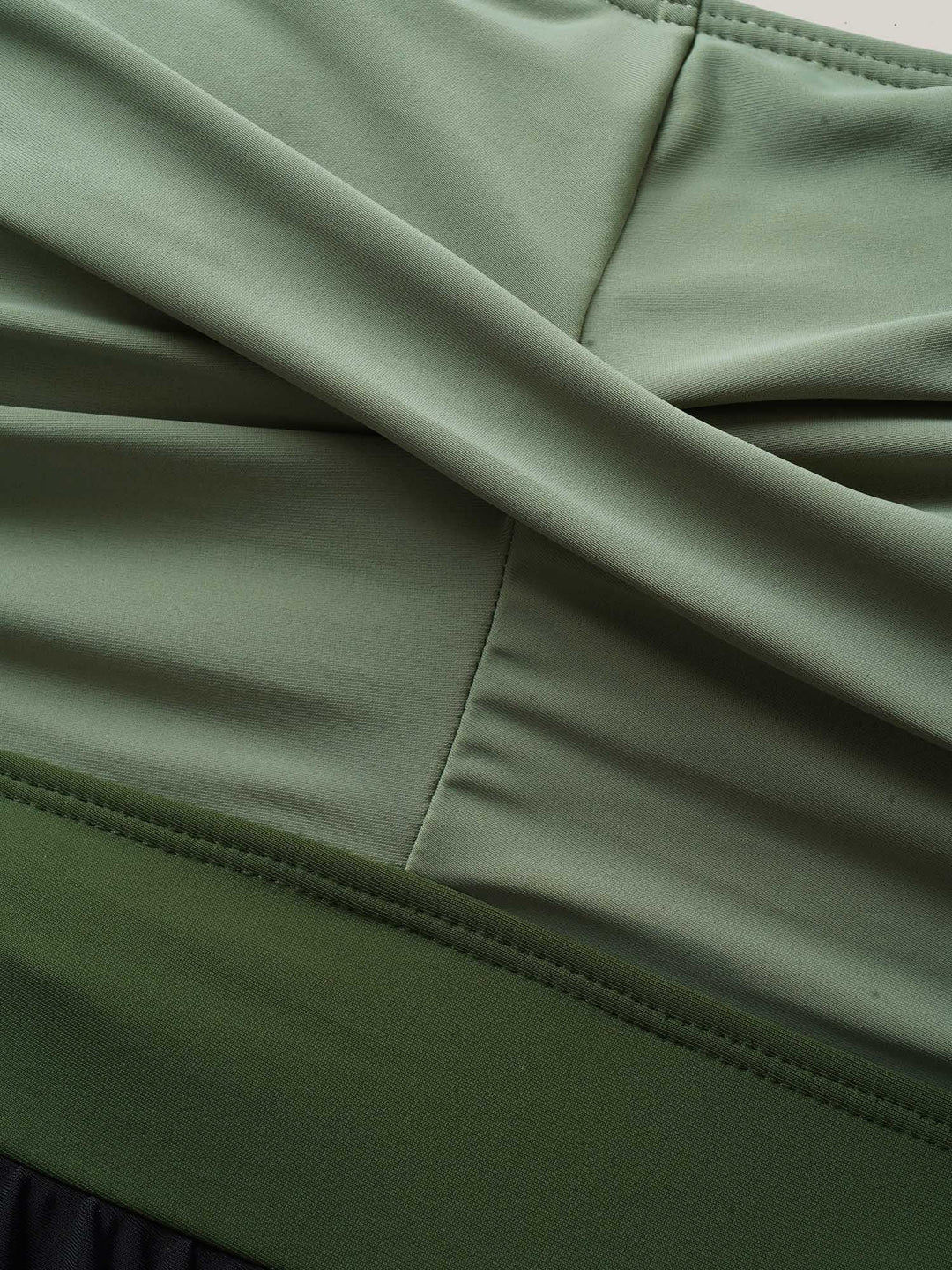 Celisse™ – Patchwork Contrast Crossover One Piece Swimsuit