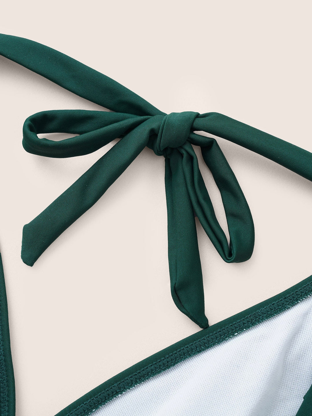 Celestine™ – Ruffle Hem Halter Neck Swim Dress