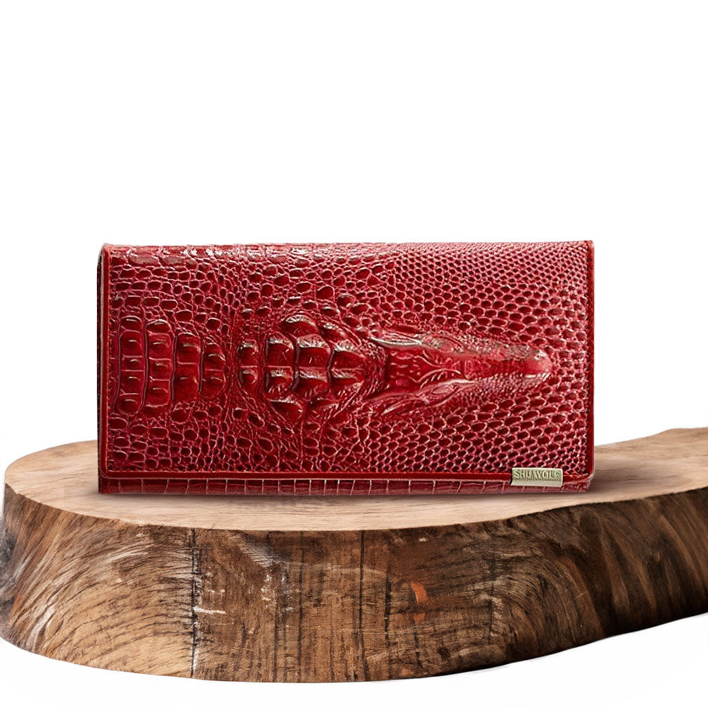 Livia™ – Elegant Embossing RFID Wallet