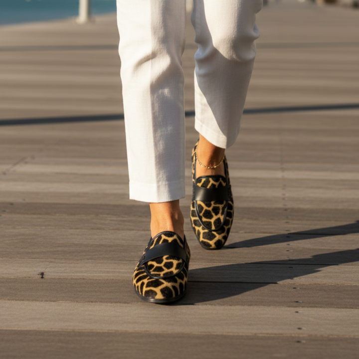 Marcella – Classic Animal-Print Loafers