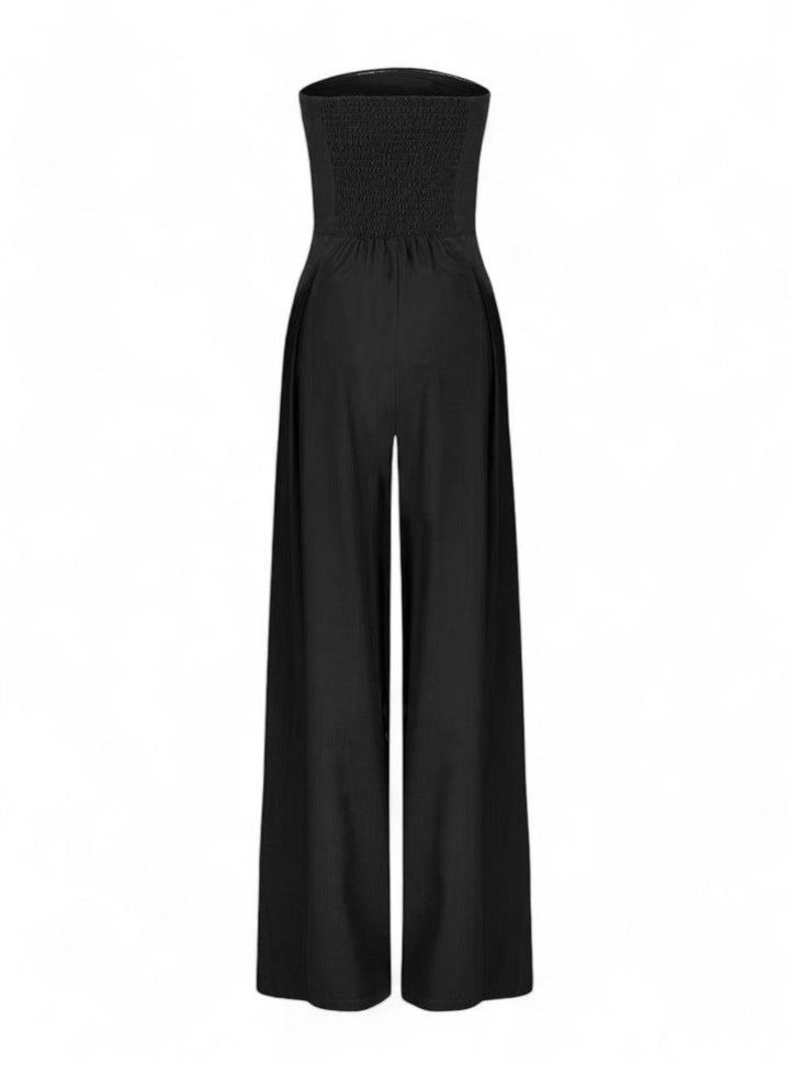 Elara™ – Classic High-Waisted Sleeveless Romper