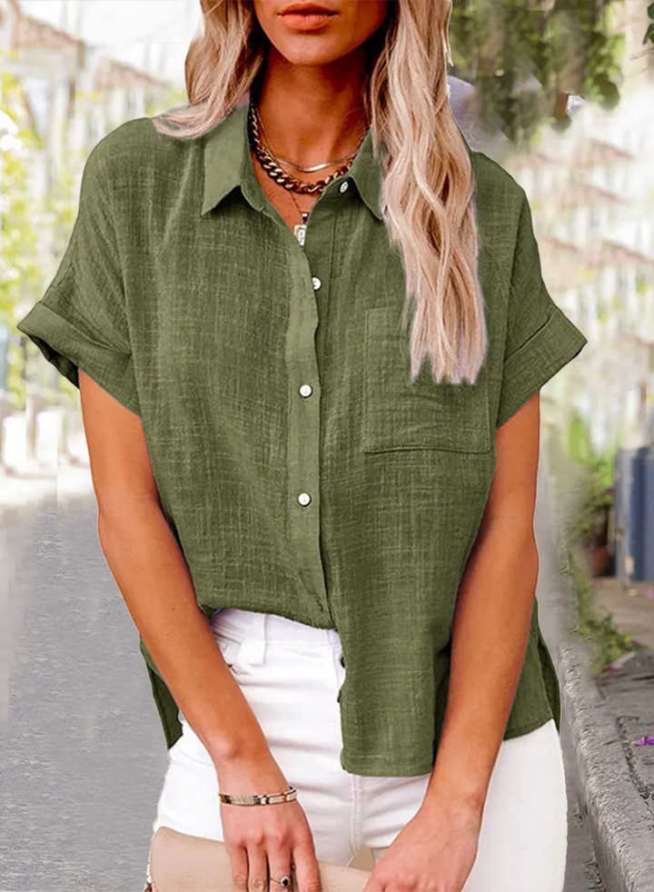 Livia™ – Trendy Button-Down Shirt