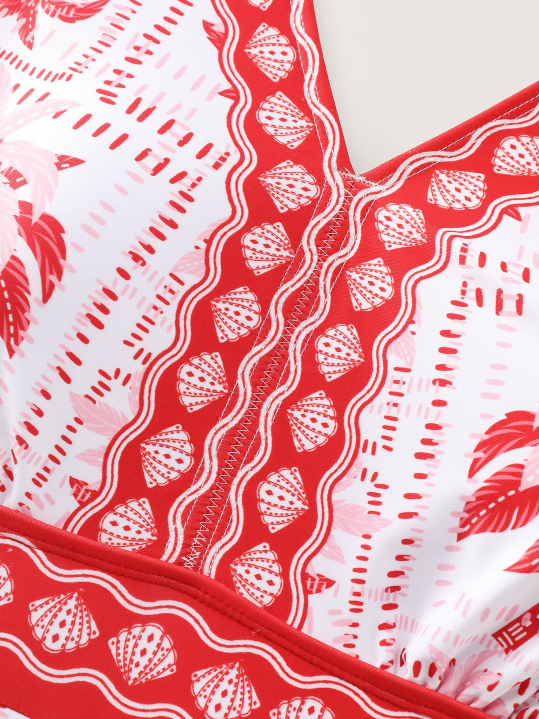 Calisse™ – Anti-Float Ties Palm Tree Swim Dress