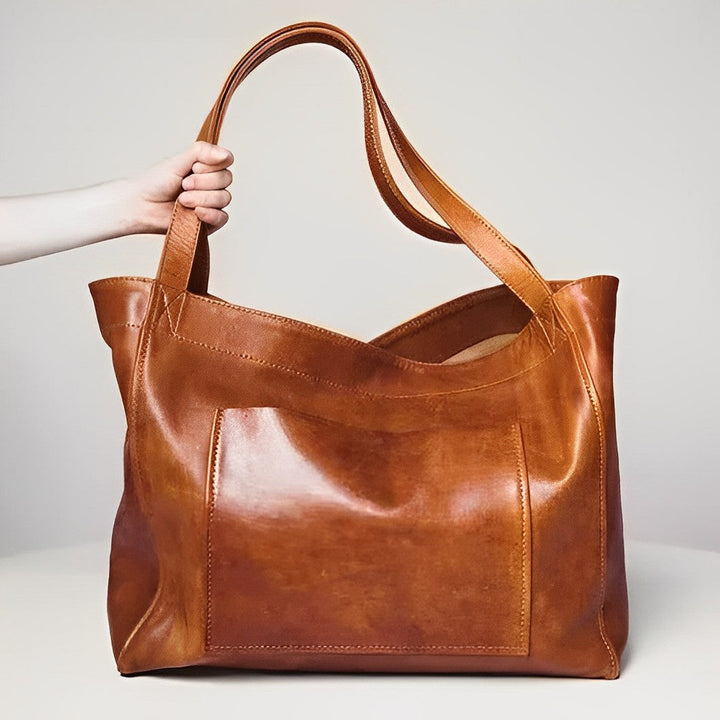 Elara™ – Vintage Leather Shoulder Bag