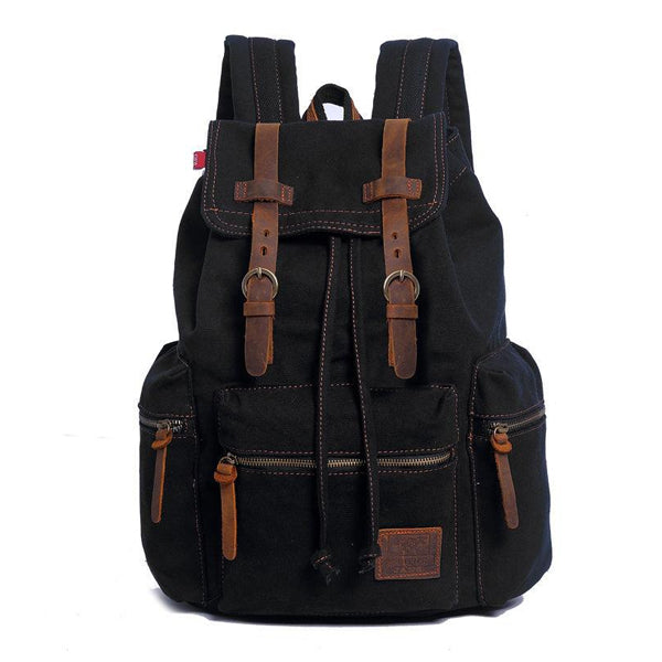 Mira™ – Vintage Multi-Pocket Flap Backpack