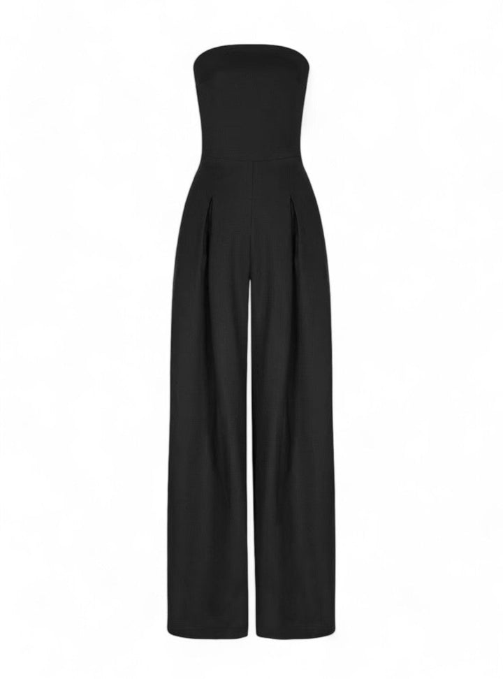 Elara™ – Classic High-Waisted Sleeveless Romper