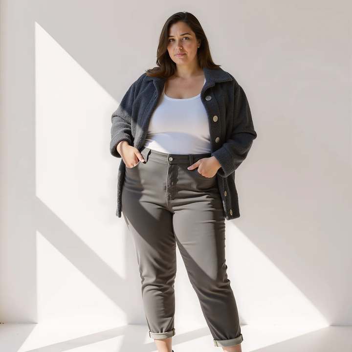 Amélie™ | Button-Up Teddy Jacket