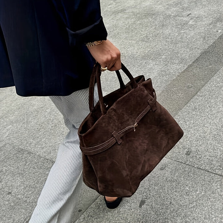 Zara™ – Elegant Suede Tote Bag