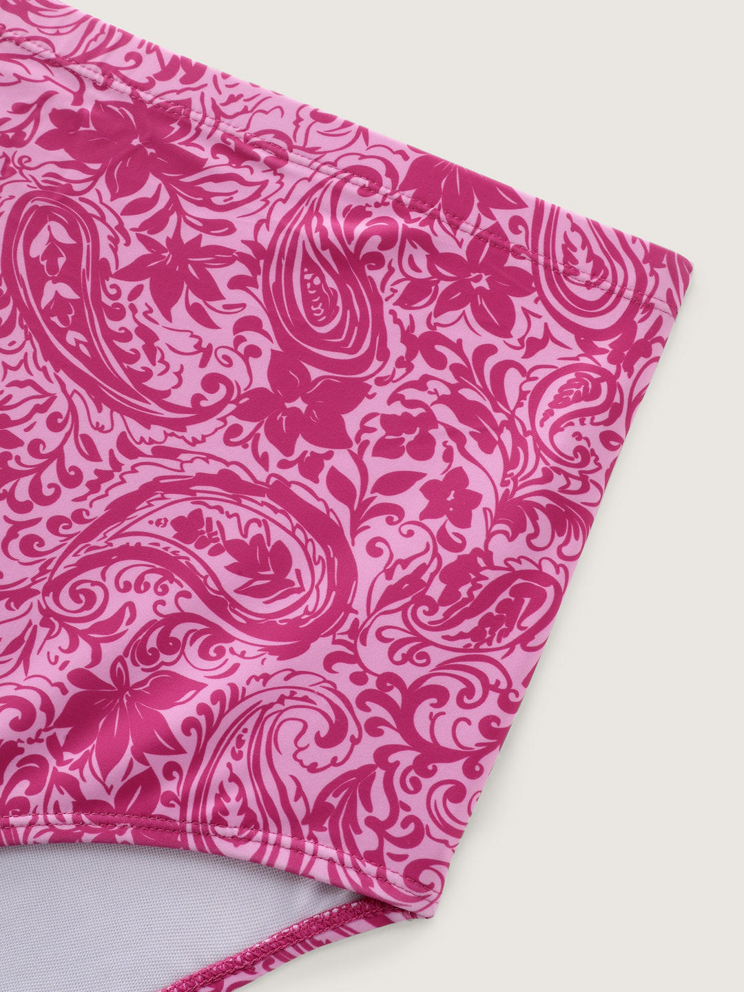 Serelune™ – Paisley Print Twist Front Swim Dress