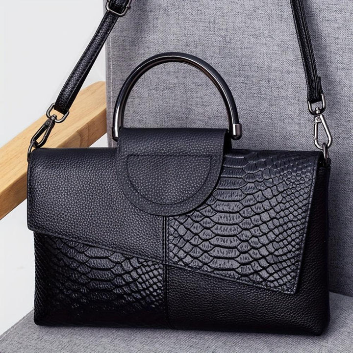 Elara™ – Croc-Embossed Luxury Bag