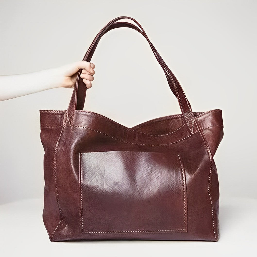 Elara™ – Vintage Leather Shoulder Bag