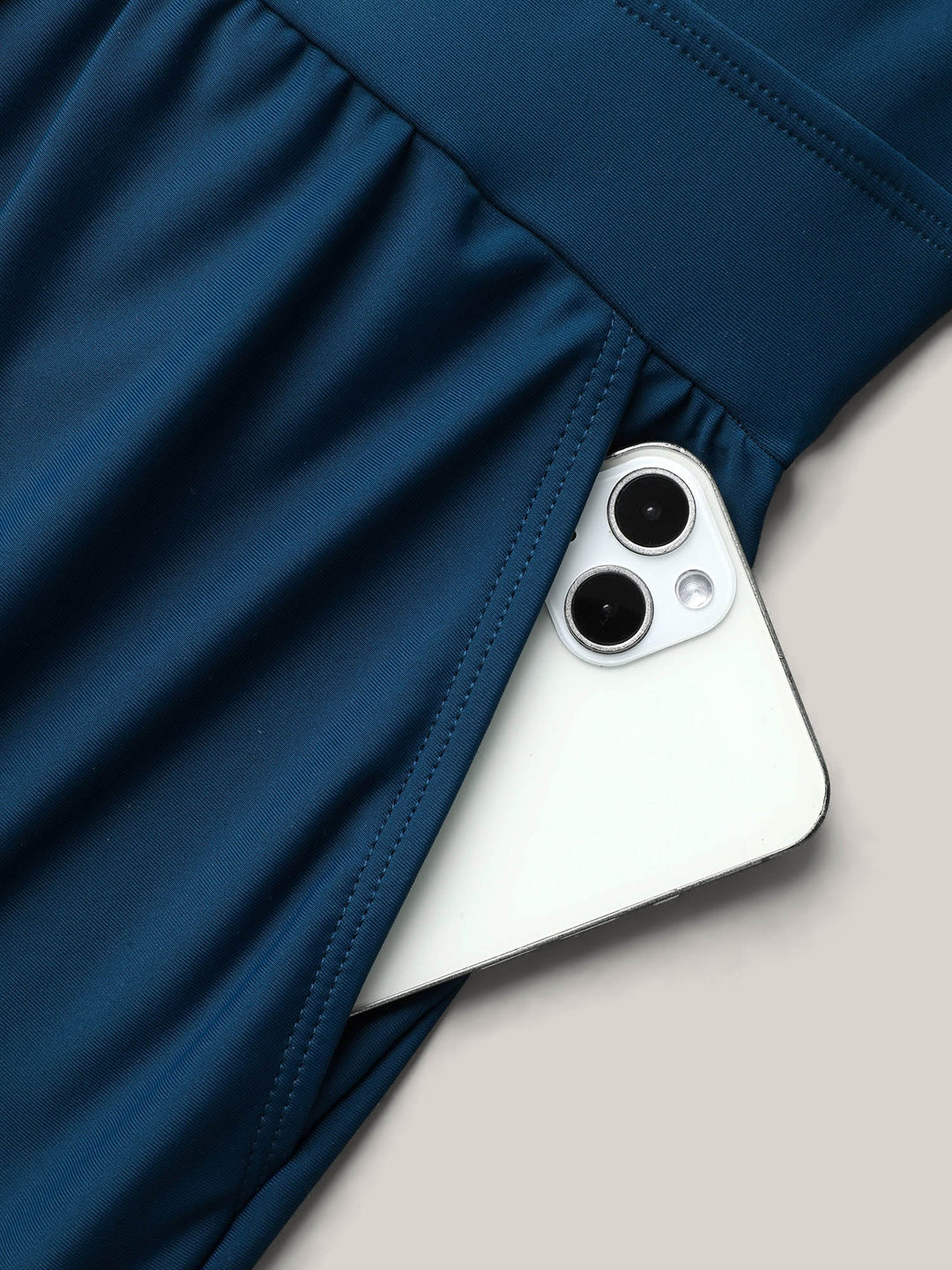 Elowyn™ – Surplice Neckline Belted One-Piece Swimsuit