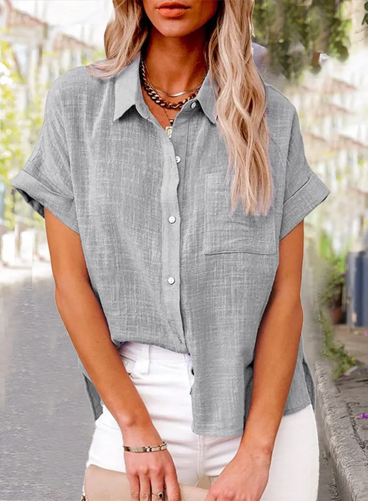Livia™ – Trendy Button-Down Shirt