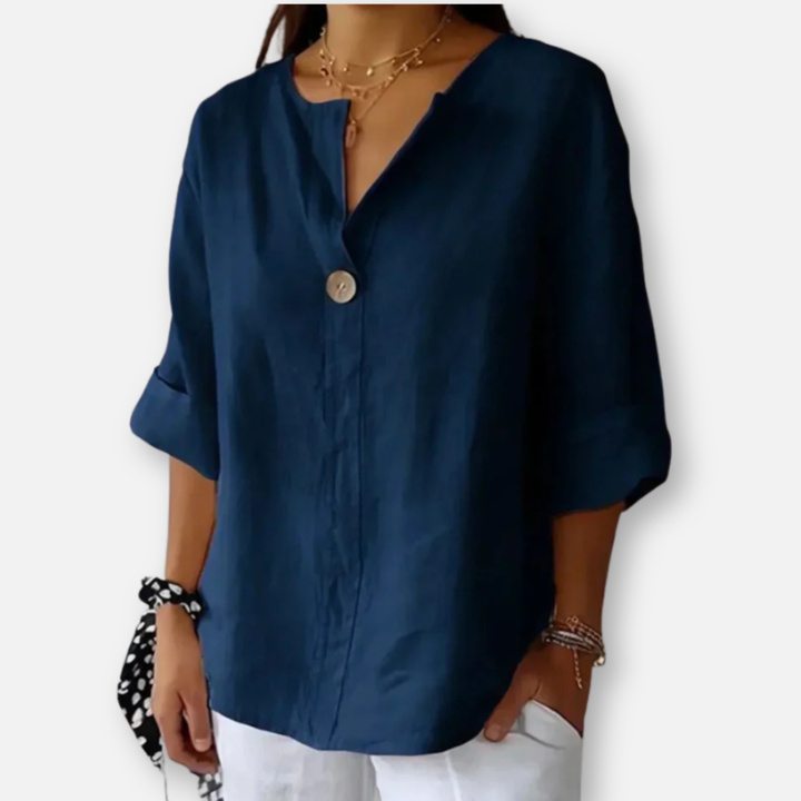 Elysea™ Clair | Relaxed V-Neck Top