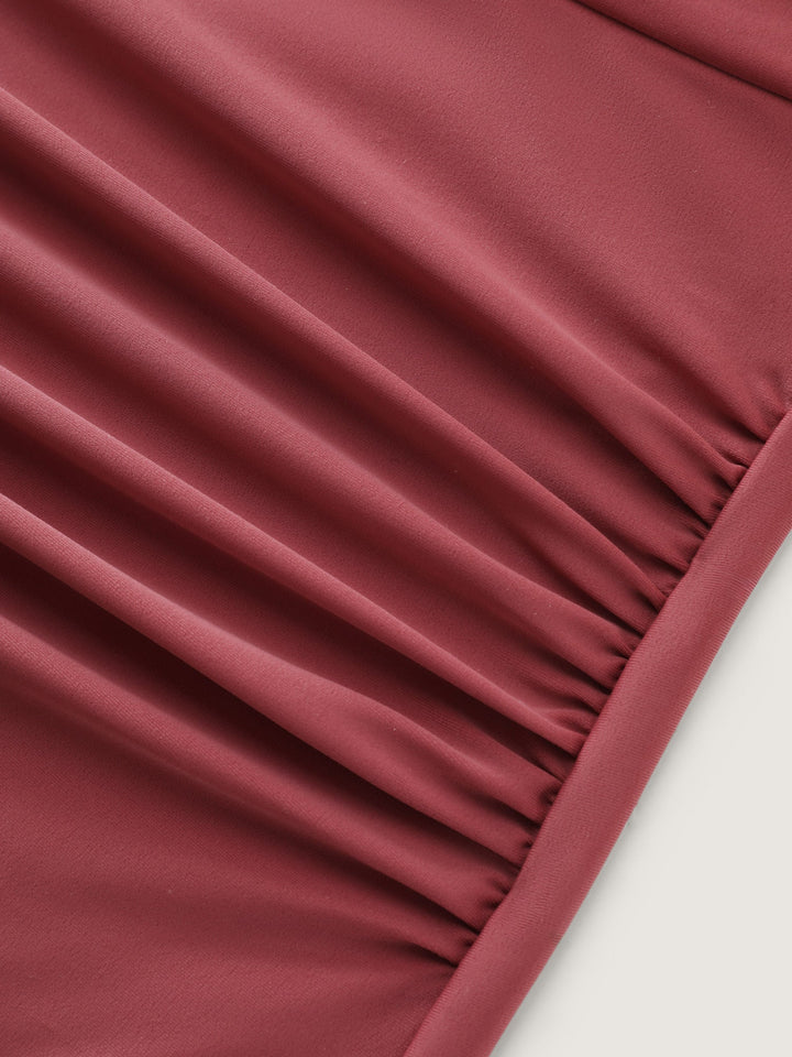 Sovelle™ – Ruffled Trim Ruched One-Piece Swimsuit