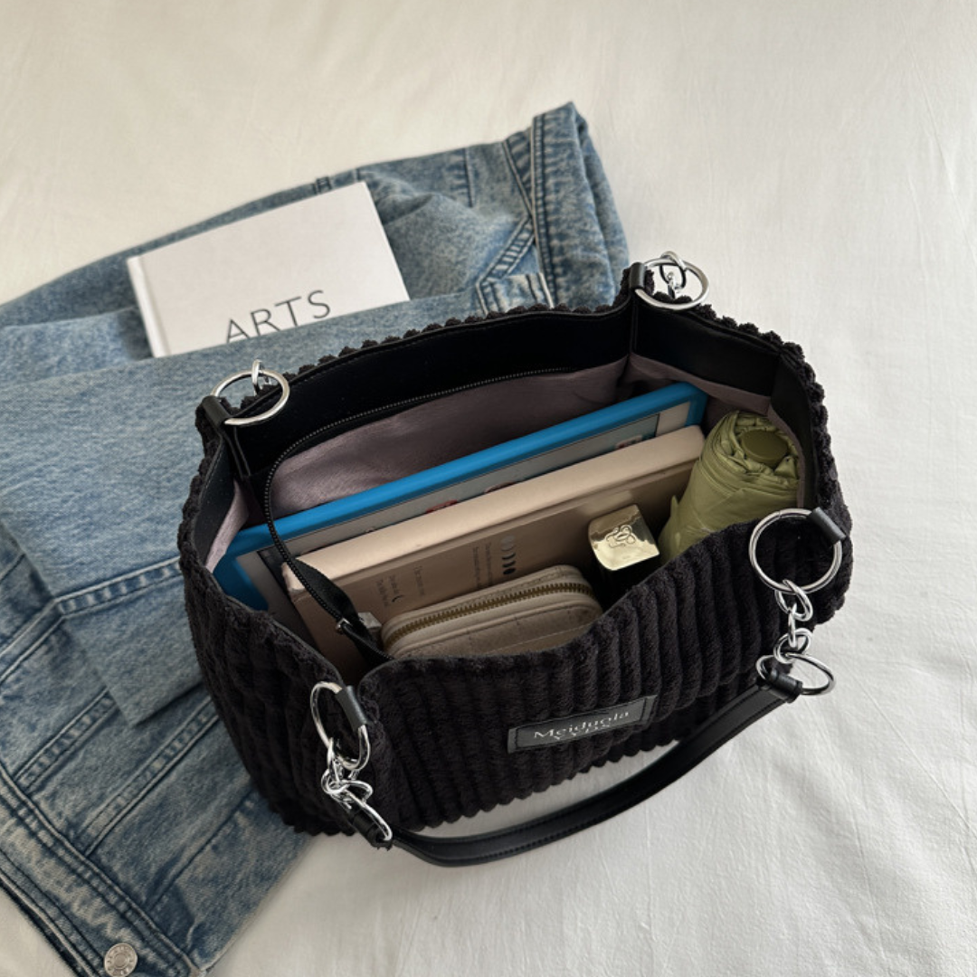 Zara™ – Cotton Corduroy Bag