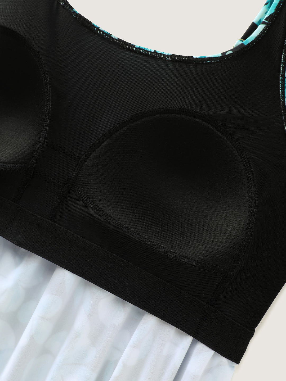 Serelle™ – Tropical Flower Print Pockets One-Piece Swimsuit