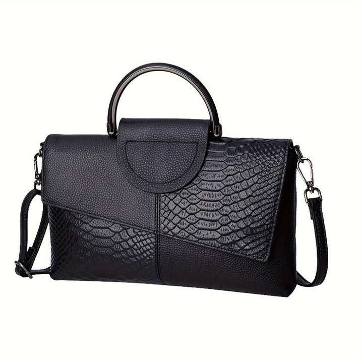 Elara™ – Croc-Embossed Luxury Bag