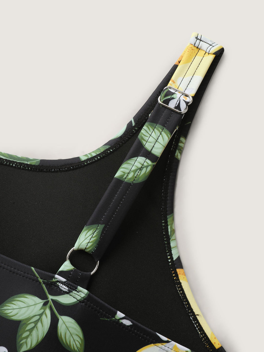 Celisse™ – Lemon Print Two-Piece Swimsuit