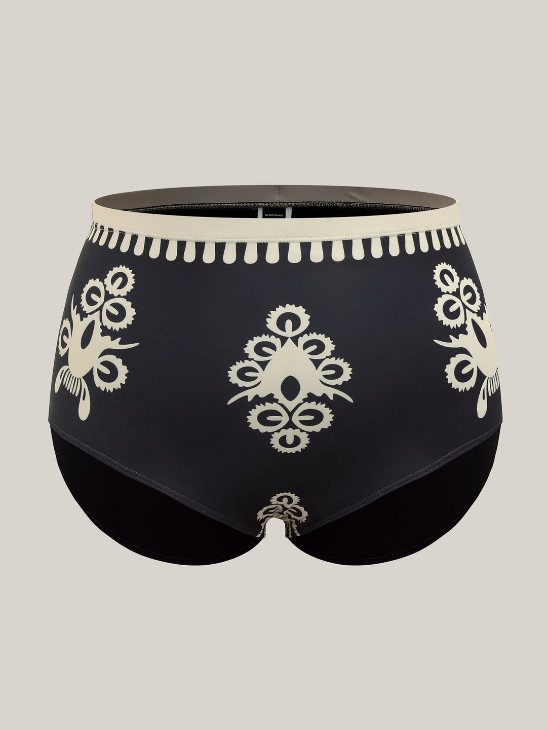 Cerina™ – Bohemian Flower Print Surplice Swim Dress