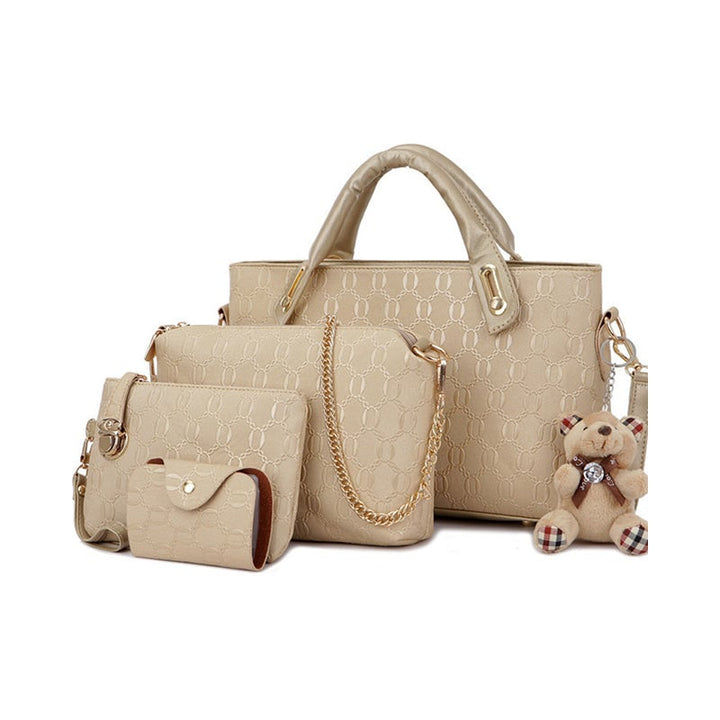 Elara™ – Elegant Cute 4-Piece Handbag Set