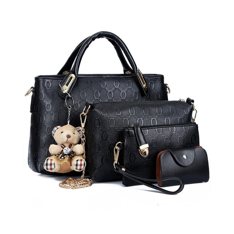 Elara™ – Elegant Cute 4-Piece Handbag Set