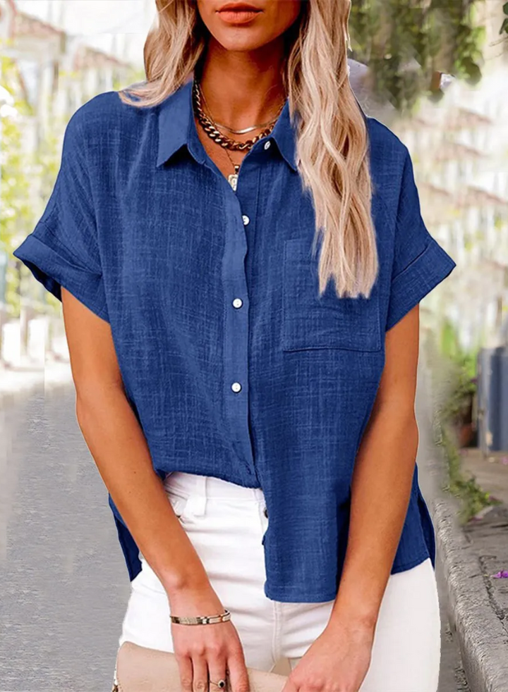Livia™ – Trendy Button-Down Shirt