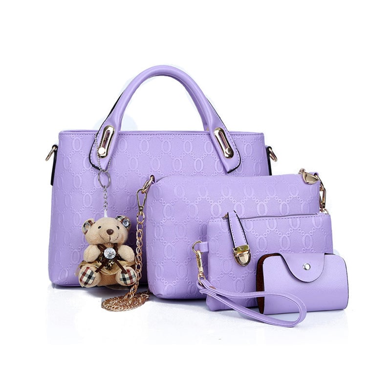 Elara™ – Elegant Cute 4-Piece Handbag Set