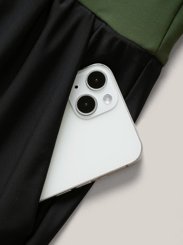 Celisse™ – Patchwork Contrast Crossover One Piece Swimsuit