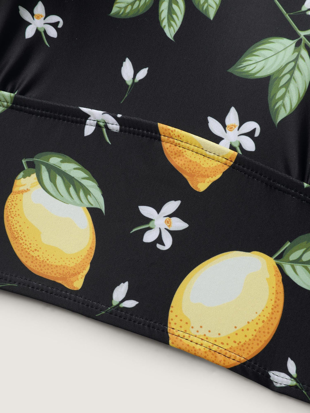 Celisse™ – Lemon Print Two-Piece Swimsuit