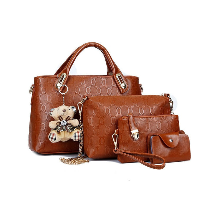 Elara™ – Elegant Cute 4-Piece Handbag Set