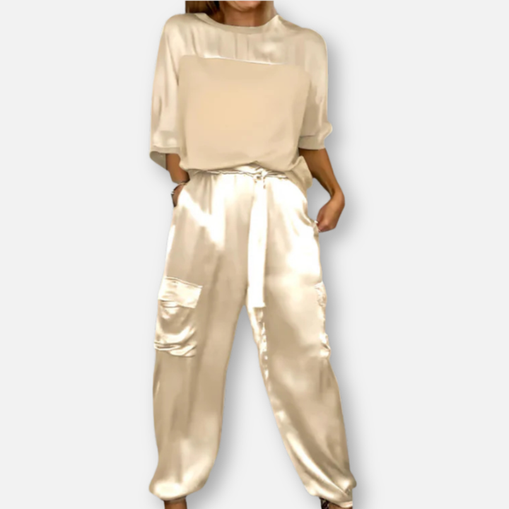 Liora™ – Silk Cargo Lounge Set