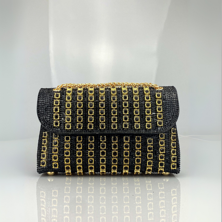 Mira™ – Chic Chain Coloured Diamond Shoulder Bag