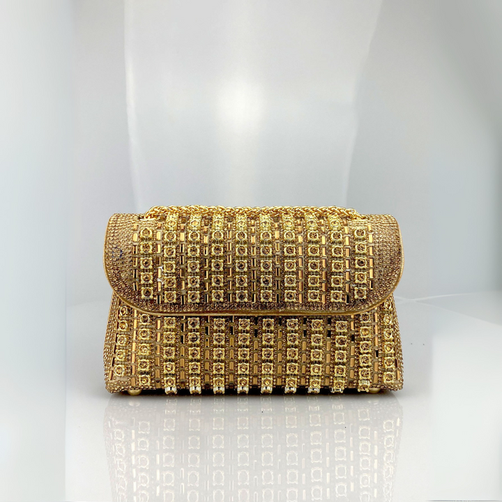 Mira™ – Chic Chain Coloured Diamond Shoulder Bag