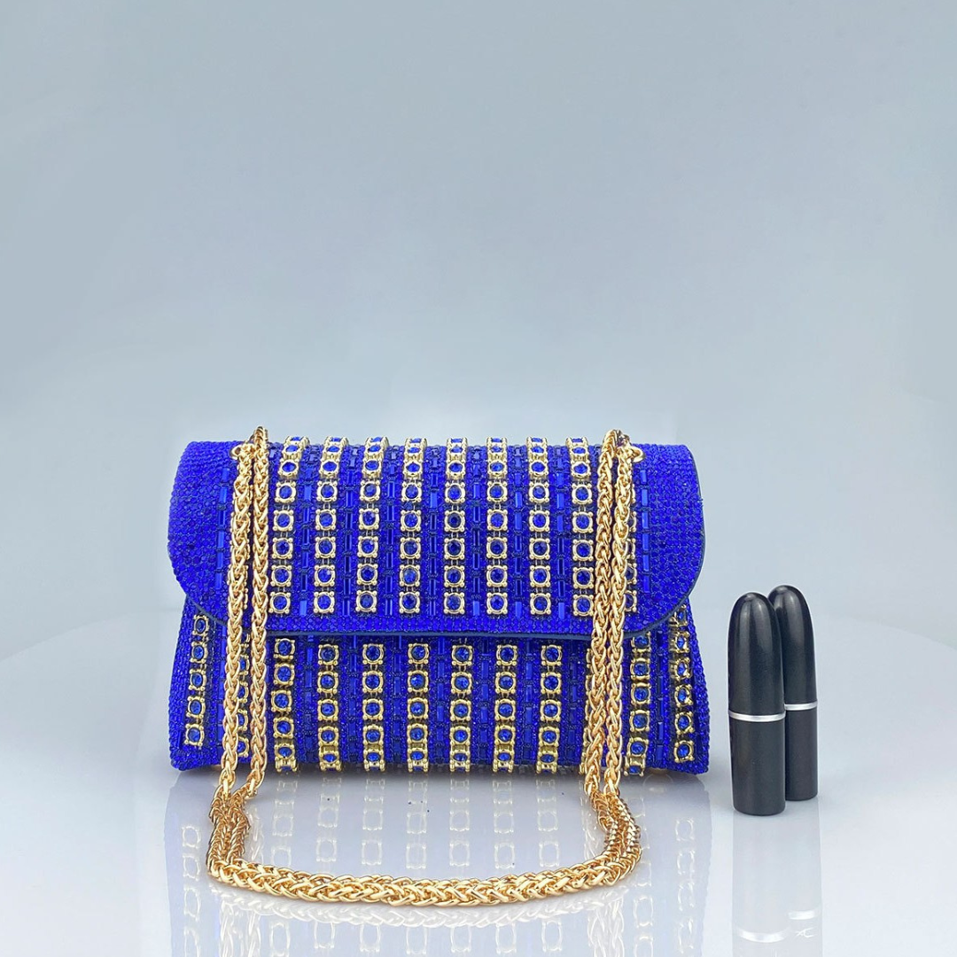 Mira™ – Chic Chain Coloured Diamond Shoulder Bag