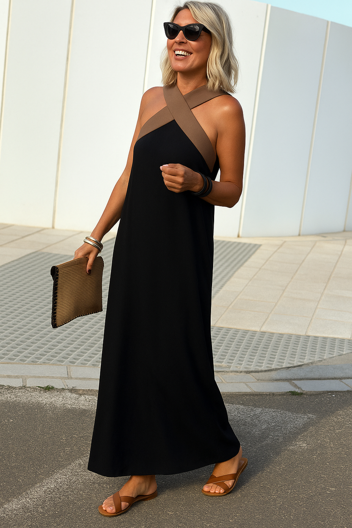 Sovelle™ – Breathable Crossed Maxi Dress