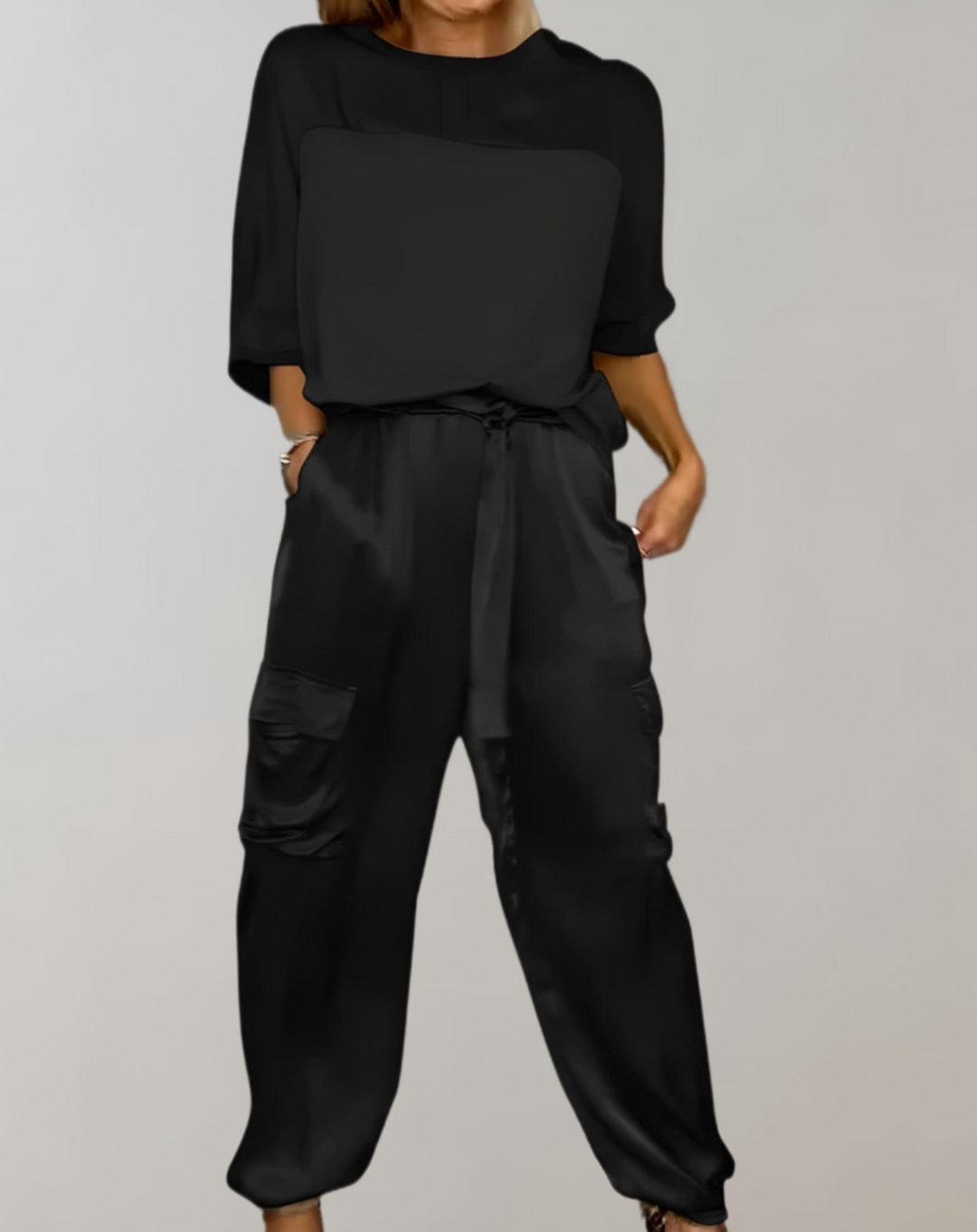 Liora™ – Silk Cargo Lounge Set