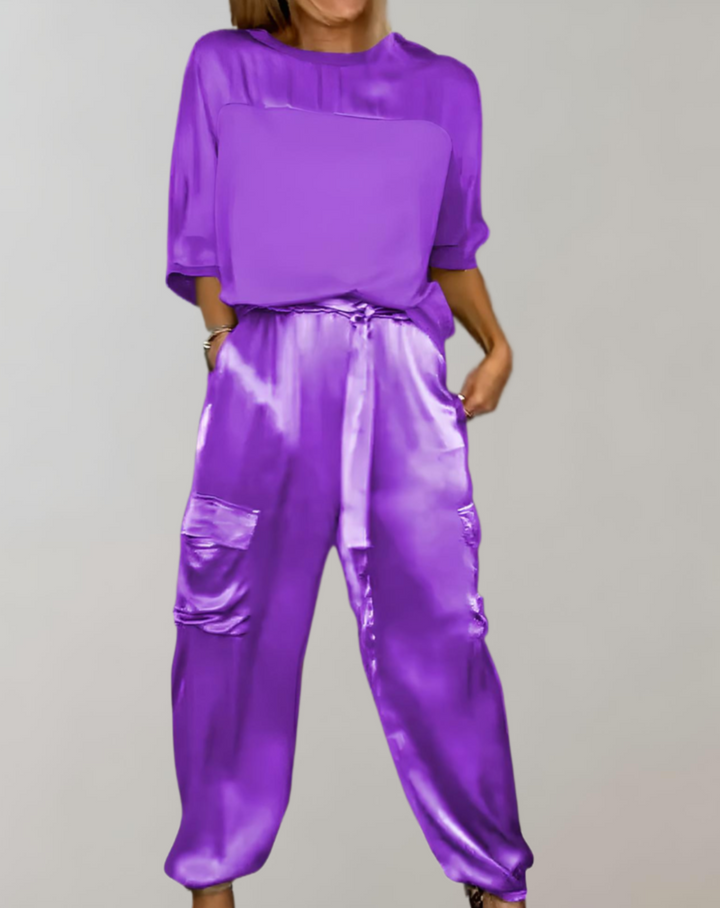 Liora™ – Silk Cargo Lounge Set