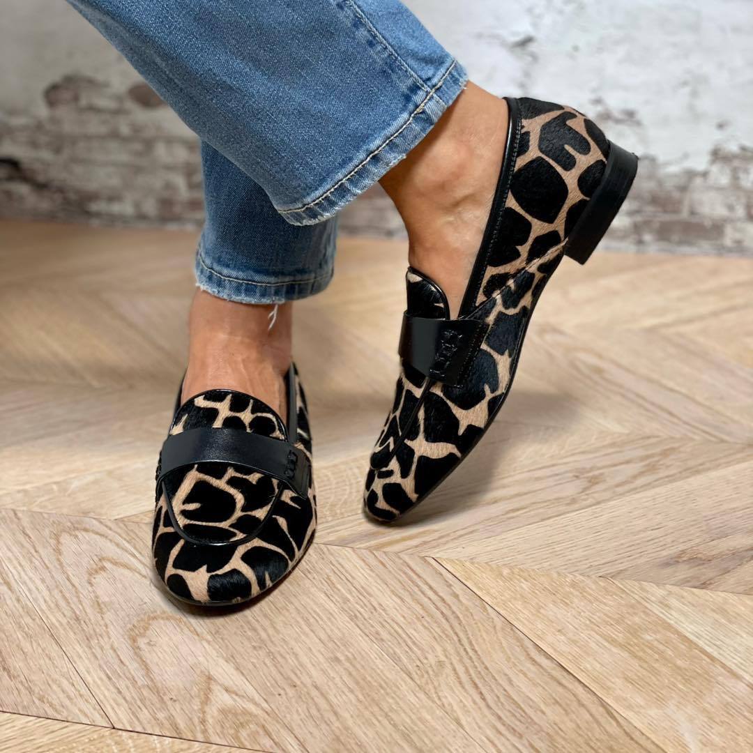 Marcella – Classic Animal-Print Loafers