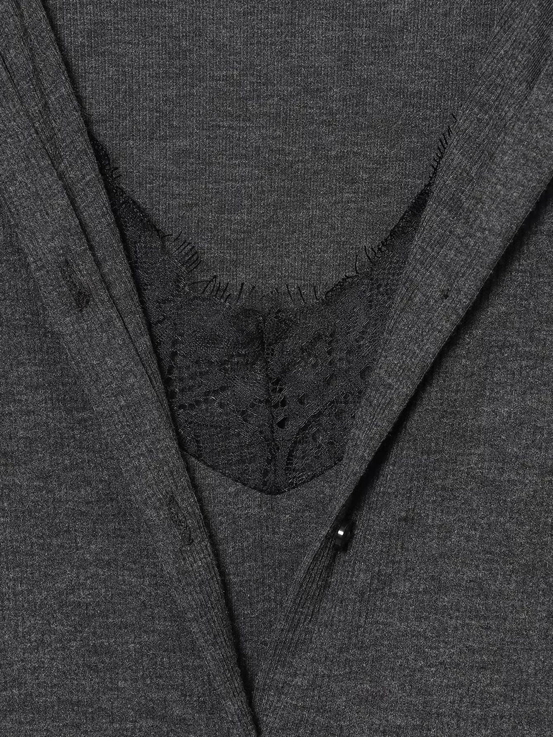 Celisse™ – Layered Cardigan with Lace