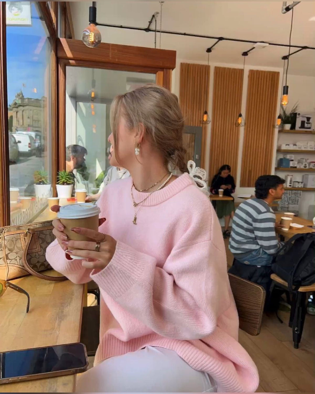 Celisse™ – Soft Pink Sweater