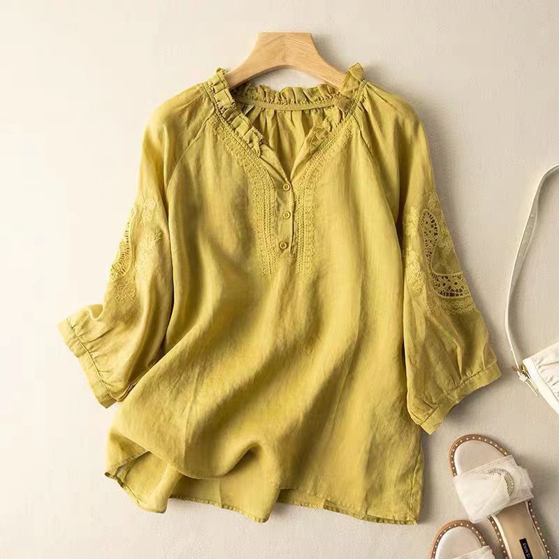 Livia™ – Linen Blouse