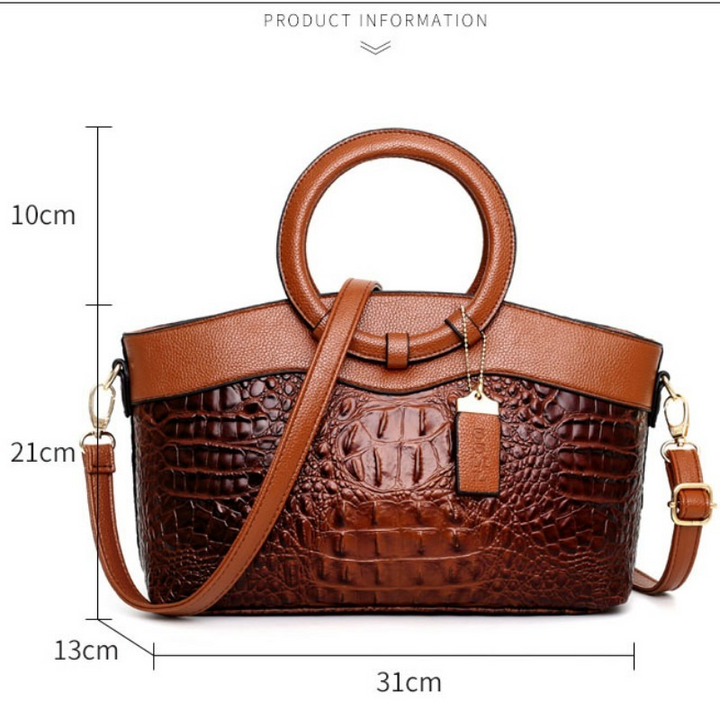 Clara™ – Classic Croc | Versatile Vintage Bag