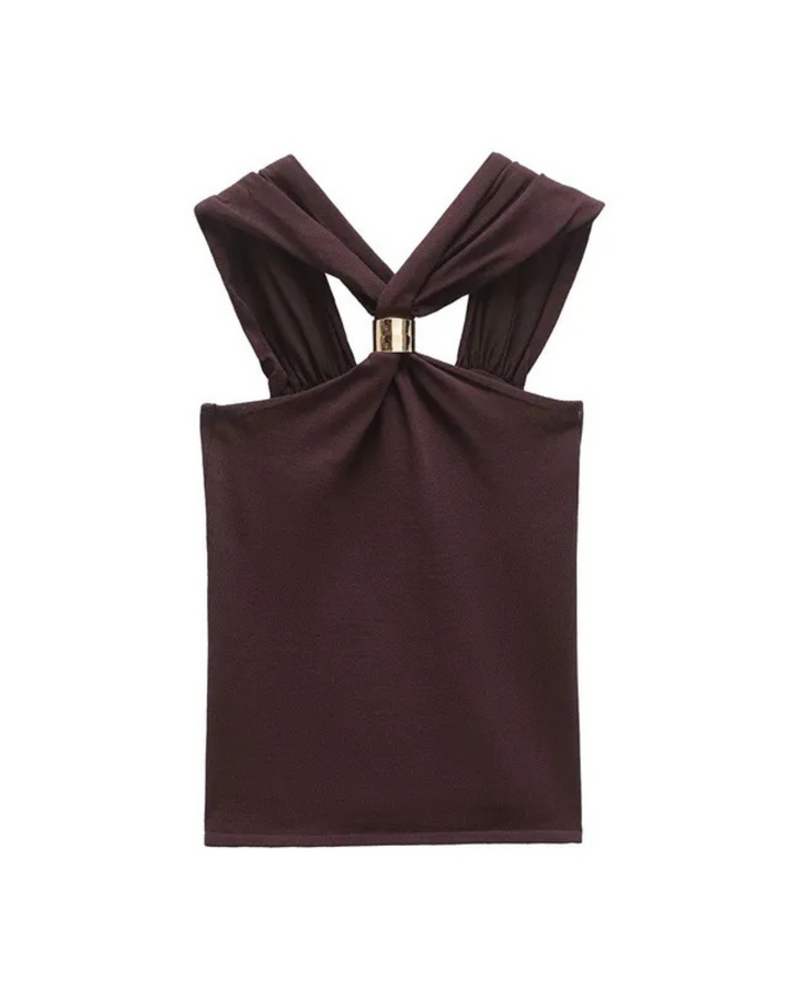 Calisse™ – Halter Top in Mocha